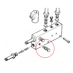 2514019L Ventil za protok ulja za platforme Zepro
